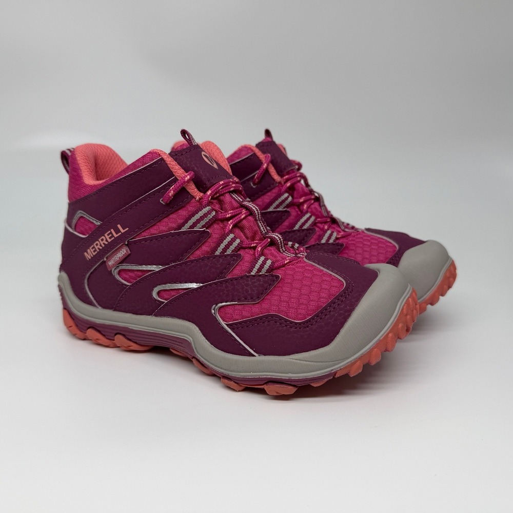 Merrell Chameleon 7 Access Mid Waterproof Hiking Boots Berry 13.5M